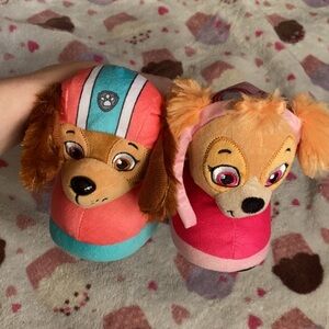 Paw Patrol Pink and Blue Slippers